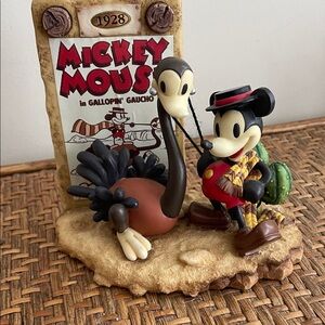Mickey Mouse in The Galllopin’ Gaucho Resin Figurine - Limited Edition #1640